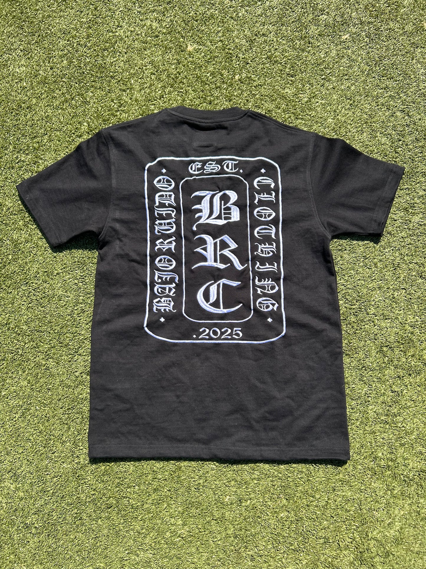 BRC embroidered black t-shirt