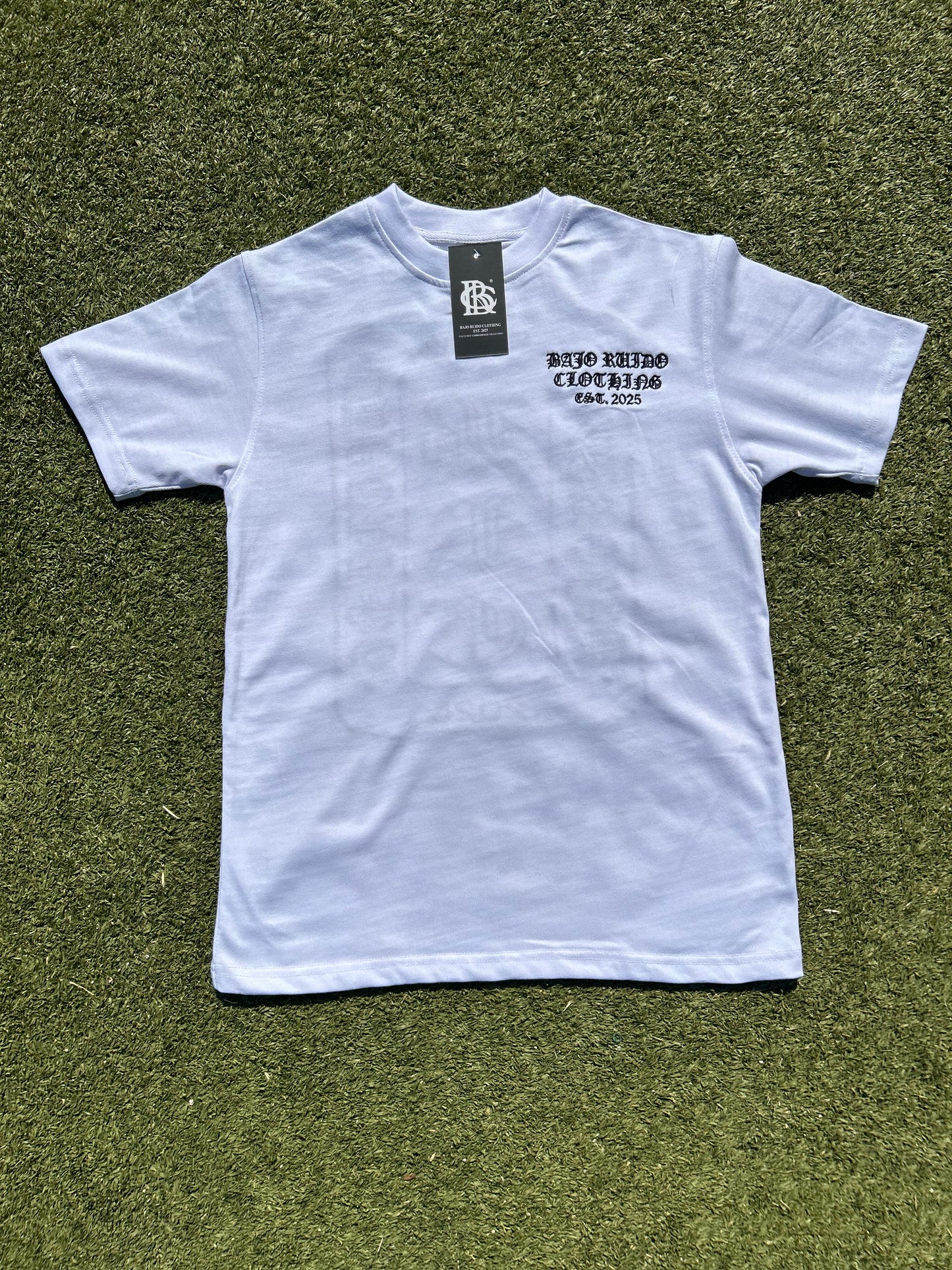 BRC embroidered white t-shirt