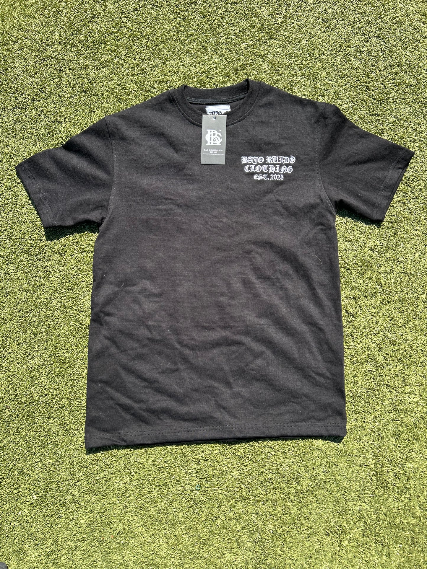 BRC embroidered black t-shirt