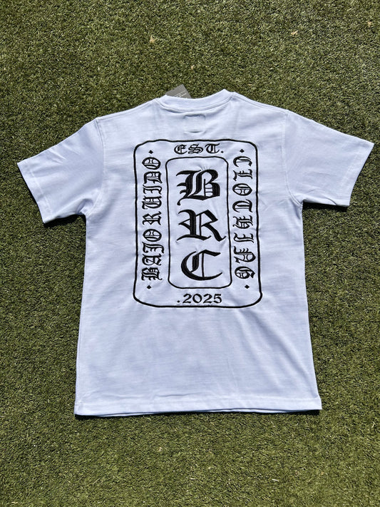 BRC embroidered white t-shirt
